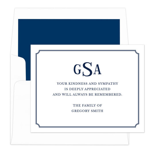 Double Frame Sympathy Cards